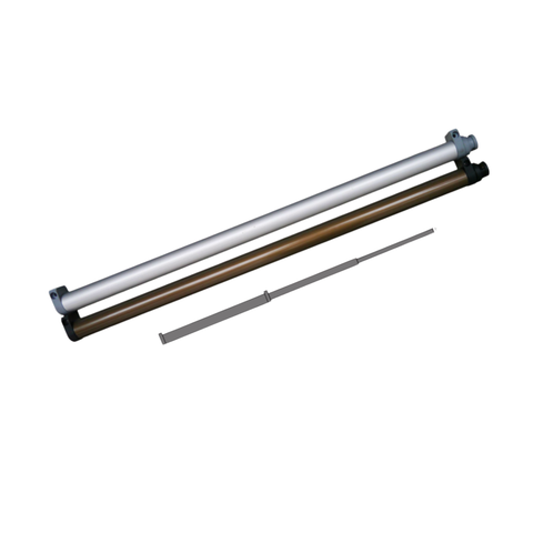 "TERISO" SLIDING DOOR CLOSER GLIDE BACK - ALUMINIUM