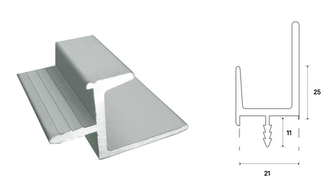 T3559 PROFILE HANDLE - 2.5 METRES