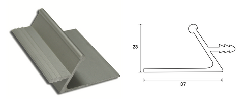 T104 PROFILE HANDLE - 2.5 METRES