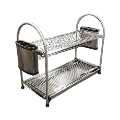 STAND DISH RACK WITH CUTLERY HOLDERS