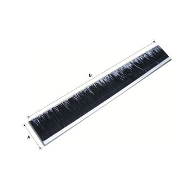 BOTTOM DOOR SEAL - 120CM - METAL