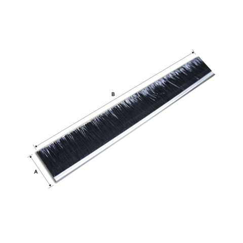 BOTTOM DOOR SEAL - 120CM - METAL