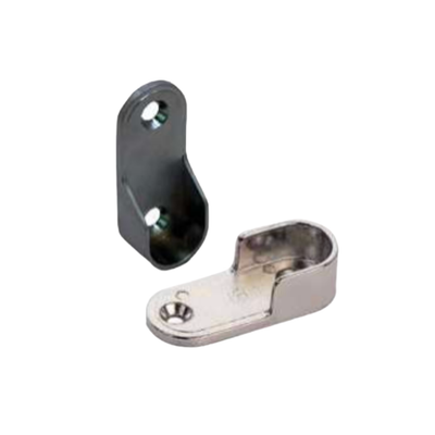 OVAL PIPE BRACKET BLACK