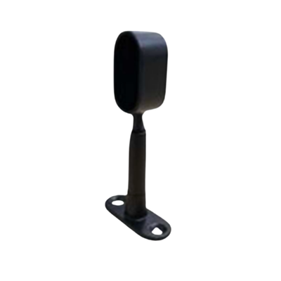 OVAL PIPE BRACKET BLACK – ADJUSTABLE (END)