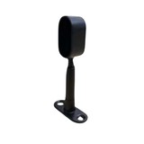 OVAL PIPE BRACKET BLACK – ADJUSTABLE (END)