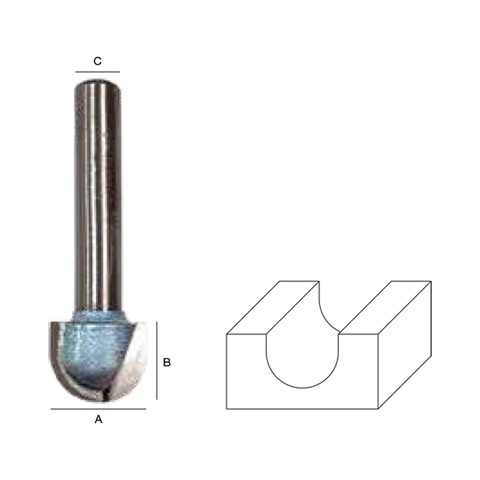 CORE BOX BIT