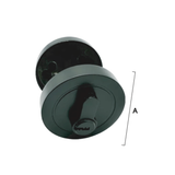 DEAD BOLT LOCK #7301 - BLACK