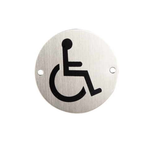 "DISABLED" SIGN PLATE SUS304