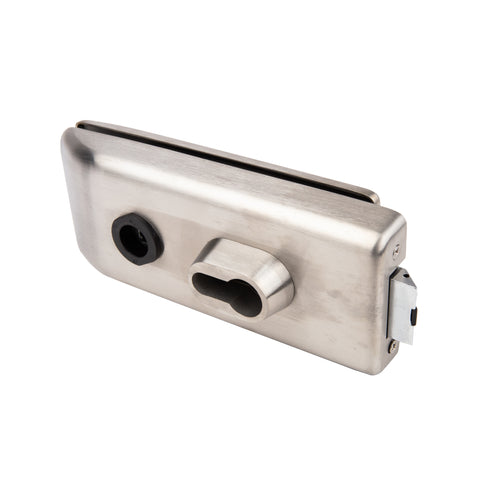 GLASS PATCH FITTING LOCK EUROPE CYLINDER WITH ROSE