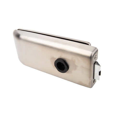 GLASS PATCH FITTING LOCK WITH HOLE FOR LEVER HANDLE
