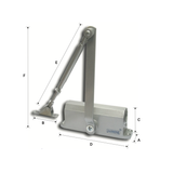 JASMINE' #501 DOOR CLOSER - SQUARE