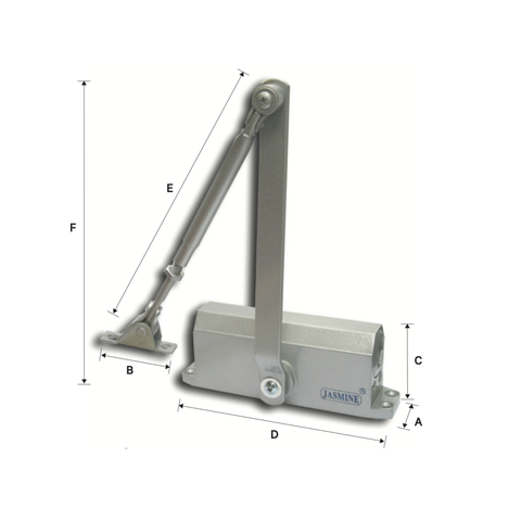 JASMINE' #501 DOOR CLOSER - SQUARE
