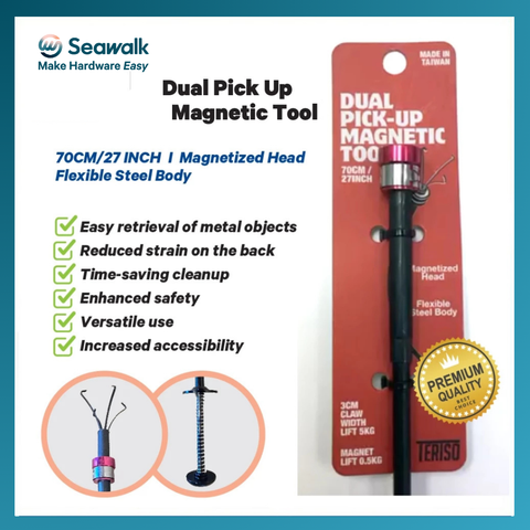 DUAL PICK UP TOOL - 700MM BLACK