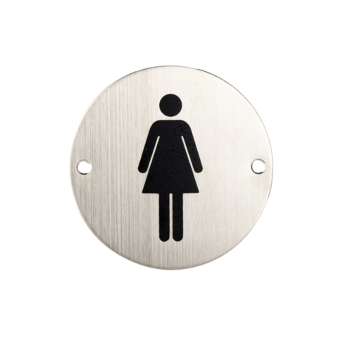 "FEMALE" SIGN PLATE SUS304