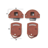 LIGHT DUTY ROLLER GUIDE SET WITH SPRING