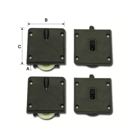 SD31/41 HEAVY DUTY ROLLER GUIDE (1T/1B)