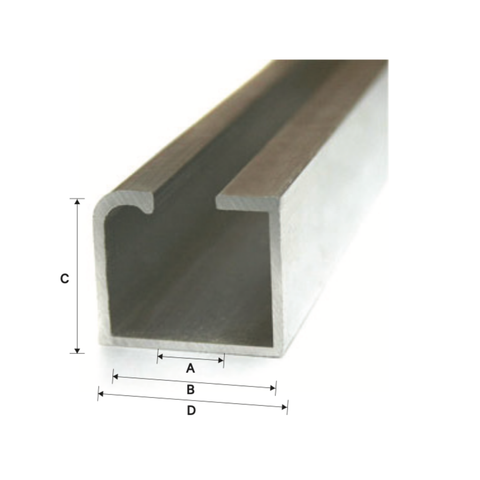 #8000 ALUMINIUM TRACK - 3.7MT