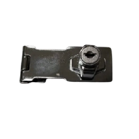 HASP & STAPLES WITH LOCK - CHROME