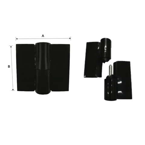 TOILET DOOR HINGE