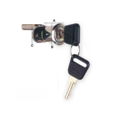 "SW" FRONT LOCK ONLY 16MM
