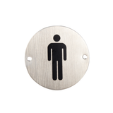 "MALE" SIGN PLATE SUS304