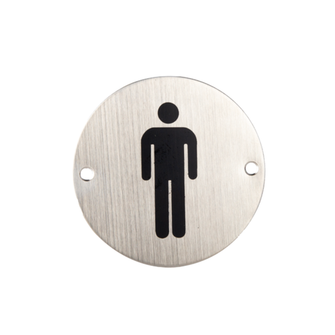 "MALE" SIGN PLATE SUS304