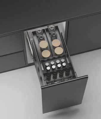 MULTIFUNCTIONAL DRAWER BASKET WITH CLOSING SLIDE