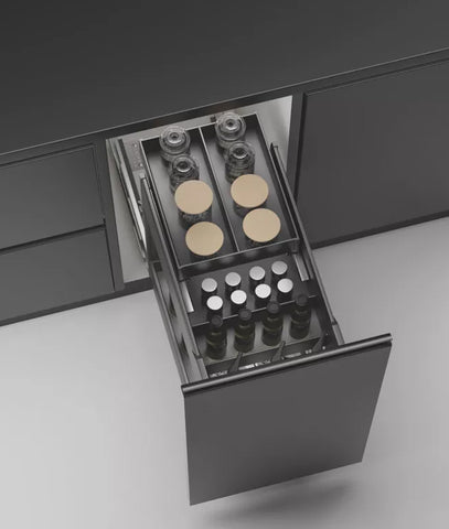 MULTIFUNCTIONAL DRAWER BASKET WITH CLOSING SLIDE
