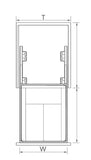 MULTIFUNCTIONAL DRAWER BASKET WITH CLOSING SLIDE