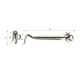 STAINLESS STEEL WINDOW HOOK