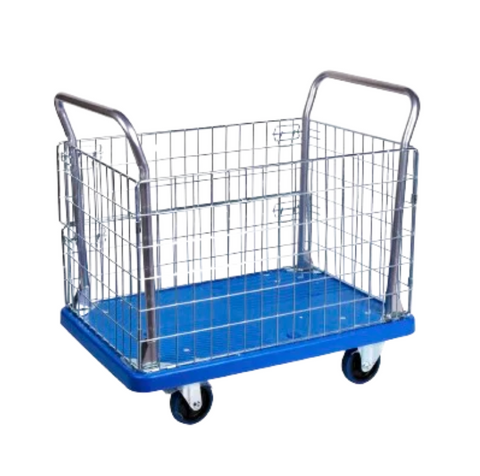 HEAVY DUTY MULTI PURPOSE WIRE MESH TROLLEY