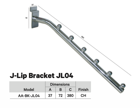 J-LIP BRACKET JL04 - 380MM