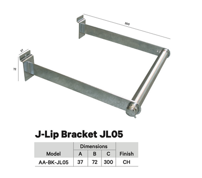 J-LIP BRACKET JL05 - 300MM