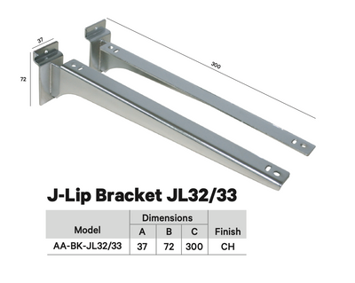 J-LIP BRACKET JL32 - 300MM