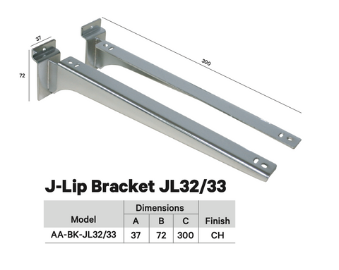 J-LIP BRACKET JL32 - 300MM