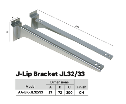 J-LIP BRACKET JL33 - 300MM