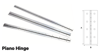 PIANO HINGE - STAINLESS STEEL