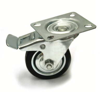 INDUSTRIAL CASTOR WITH STOPPER