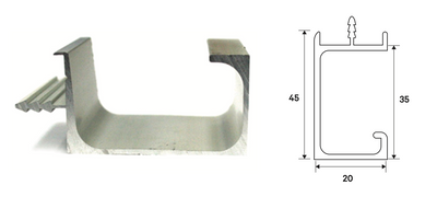 T3558 PROFILE HANDLE - 2.50 METRES