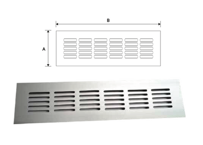 ALUMINIUM VENTILATION COVER - 5 HOLES