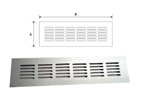 ALUMINIUM VENTILATION COVER - 5 HOLES