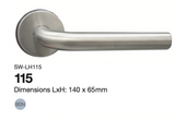 SW-LH115 LEVER HANDLE - STAINLESS STEEL