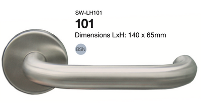 SW-LH101 LEVER HANDLE - STAINLESS STEEL