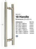H18 DOOR HANDLE