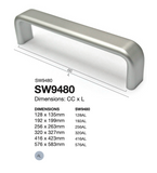 SW9480 DOOR HANDLE - ALUMINIUM