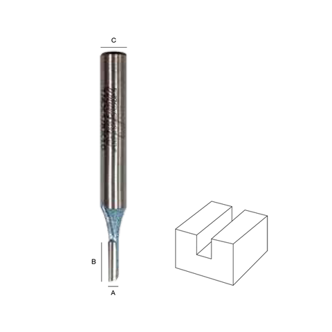STRAIGHT BIT SINGLE FLUTE