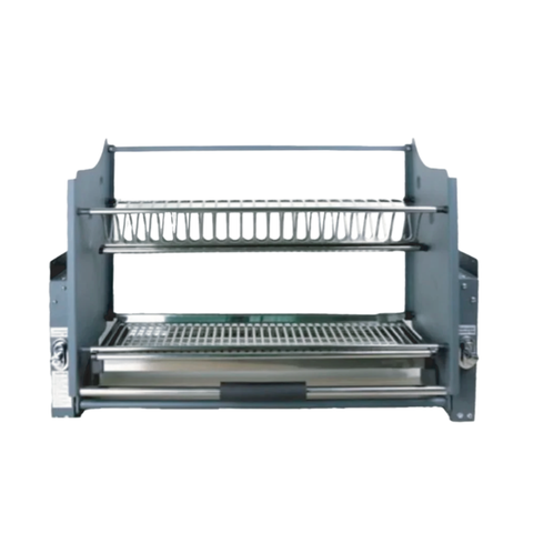 UP AND DOWN STORAGE KIT ELEVATOR WITH DISH RACK - SUS 304