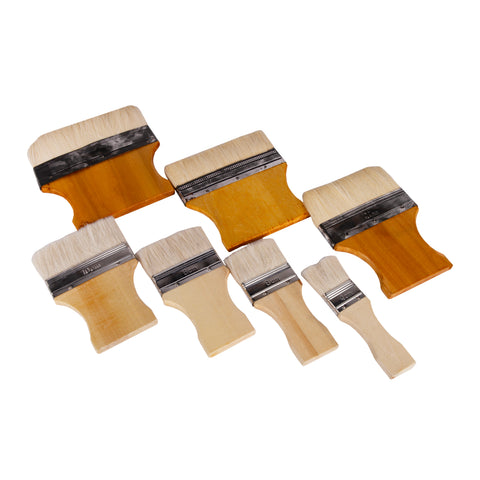 VARNISH BRUSH WOOD HANDLE