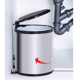 WASTE BIN – STAINLESS STEEL