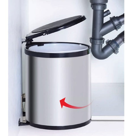 WASTE BIN – STAINLESS STEEL